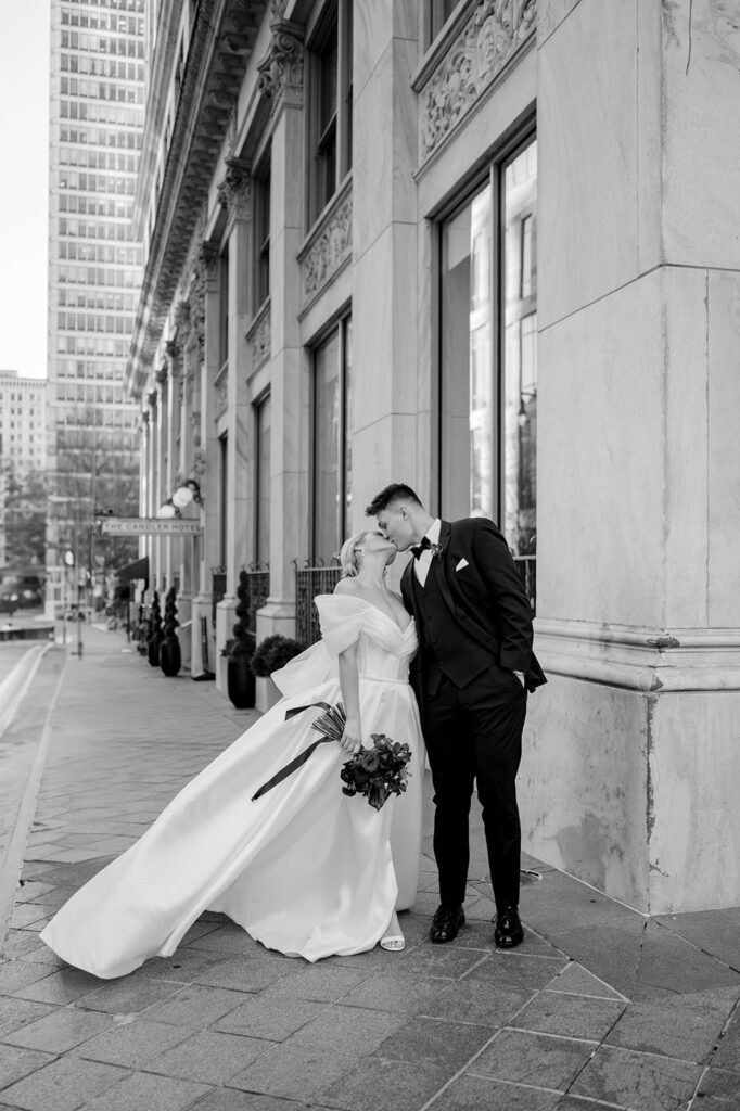 Daria Orlova Photography, Editorial Wedding Photographer in Atlanta, Candler Hotel Wedding