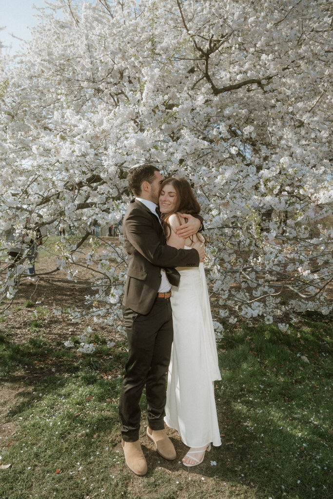 Engagement portraits at Cherry Hill Central Park Manhattan